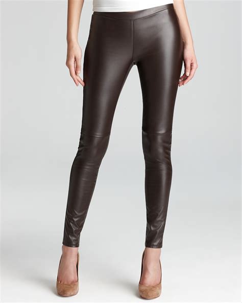 michael michael kors faux leather leggings|Michael Kors corduroy pants.